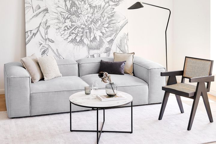 Frid 2-Zitsbank, Lichtgrijs