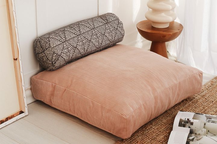 Marne Floor Pillow, Pink
