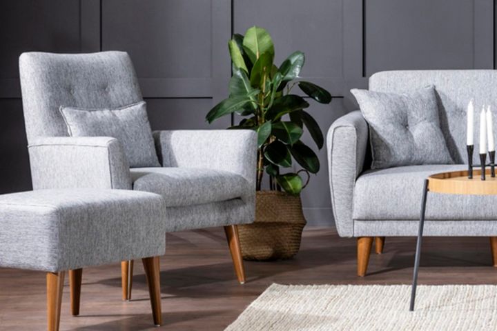 Zeny Fauteuil, Lichtgrijs