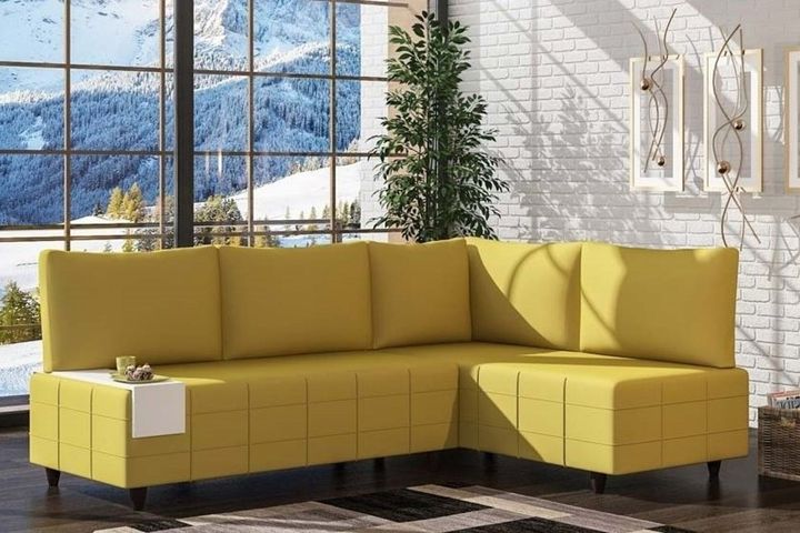 Iwaki Hoekbank Rechts, Geel