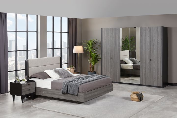 Zeta Kledingkast met 6 Deuren