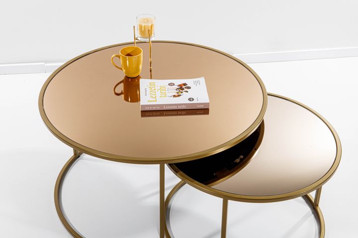 Circles Salontafel, Brons