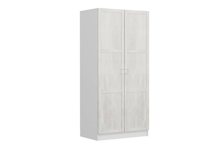 Medway Country Kledingkast met 2 Deuren, Wit