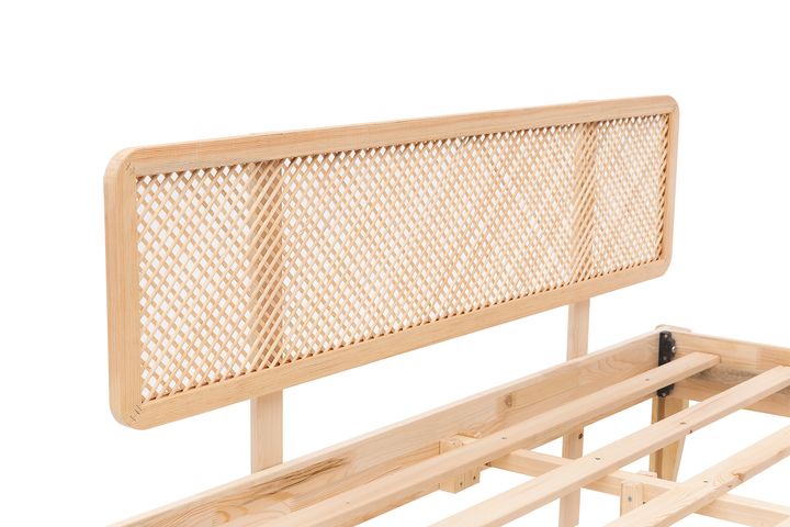 Isabella Bedframe, 120x200 cm, Natuurlijke Kleur