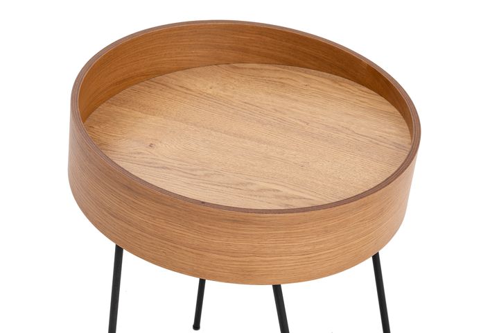 Ilo Bijzettafel, Eiken