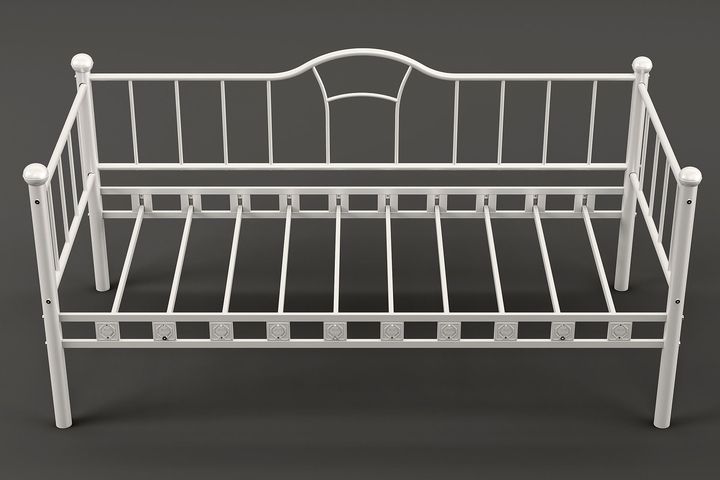 Camelia Metalen Bedbank, 90x190 cm