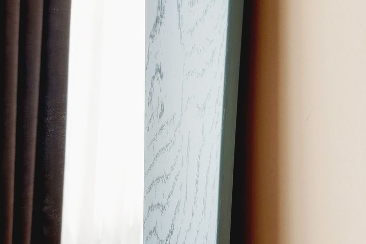 Wood Rechthoekige Staande Spiegel, 150x70 cm, Groen