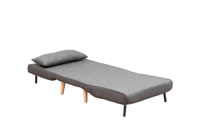 Pafu Folde Opklapbare Fauteuil, Donkergrijs