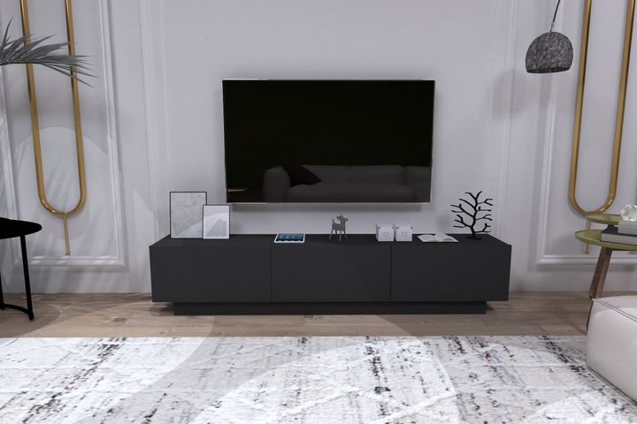 Dolce TV-Lowboard, 180 cm, Anthrazit