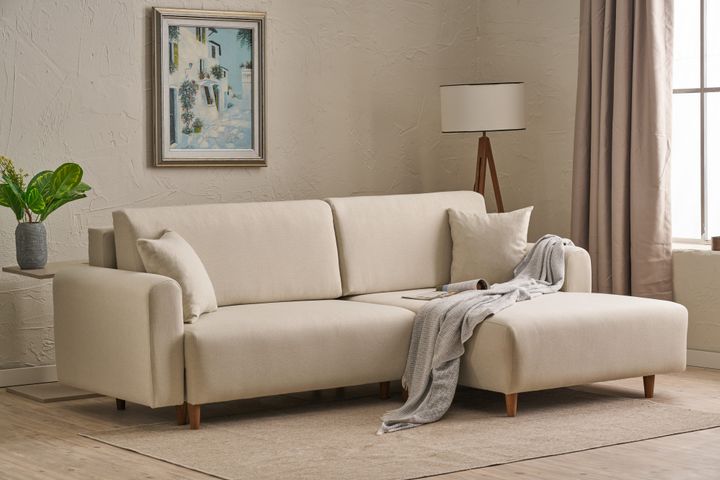 Mane Hoekbank Rechts, Creme