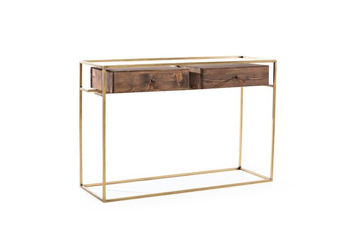 Wychwood Consoletafel met Lades, Blauw