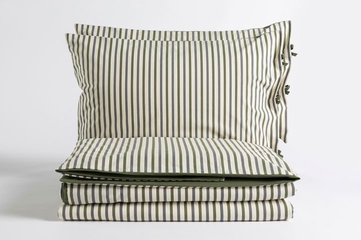 Luna Cosy Dubbelzijdige Beddengoedset, 3 Stuks, 200x220 cm, Kaki