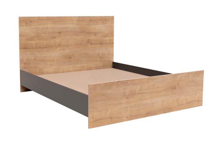 Panna Bedframe, 160x200 cm, Antraciet
