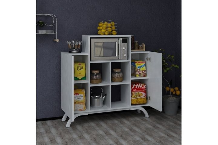 Anette Kitchen Cabinet, White