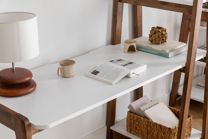 Noma Bureau Met Boekenkast, Walnoot