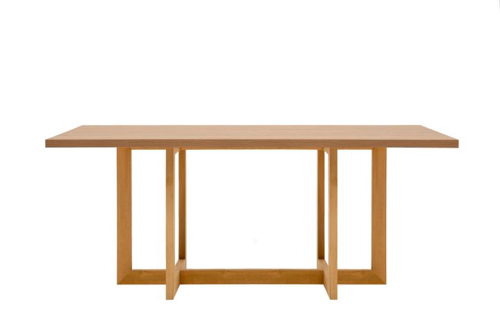 Madison Fixed Dining Table, 90 x 180 cm, Oak