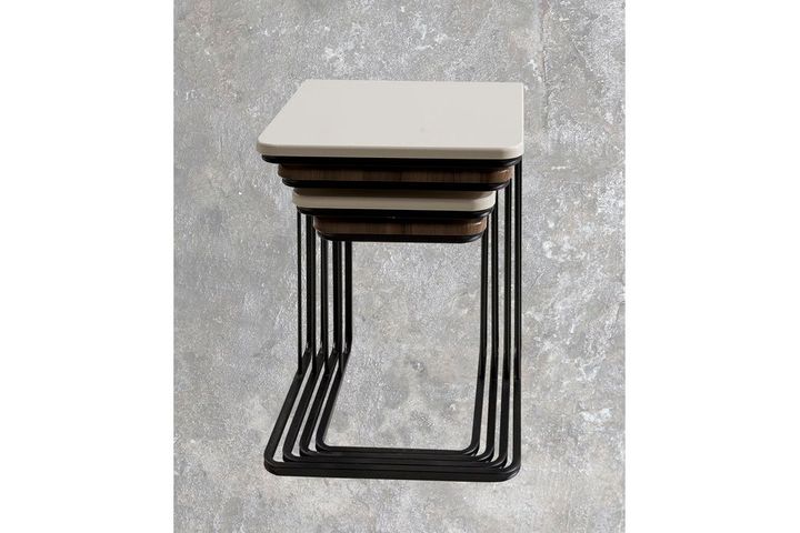 Vegas Zettafels met Zwarte Poten, Creme & Walnoot