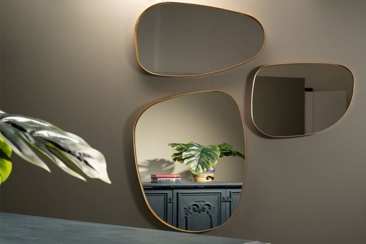 Otto Zen 3-Dlg Spiegel Set, Goud