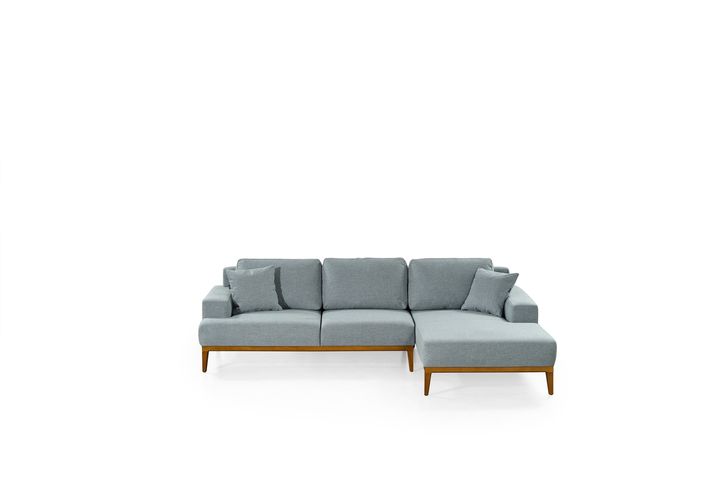 Roma Relax Corner Sofa Right Chaise, Sky Blue