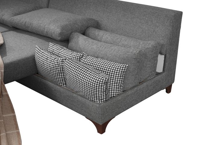 Masse Hoekbank Rechts, Grijs