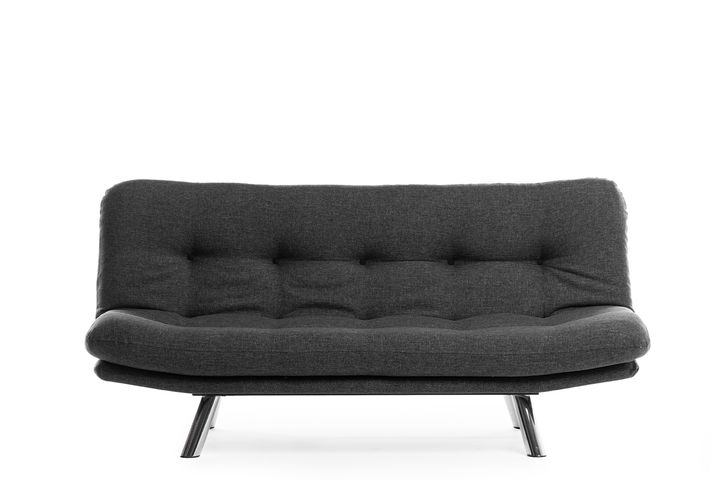 Pafu Hippo Linnen 3-Zitsbank Met Bed Functie, Donkergrijs