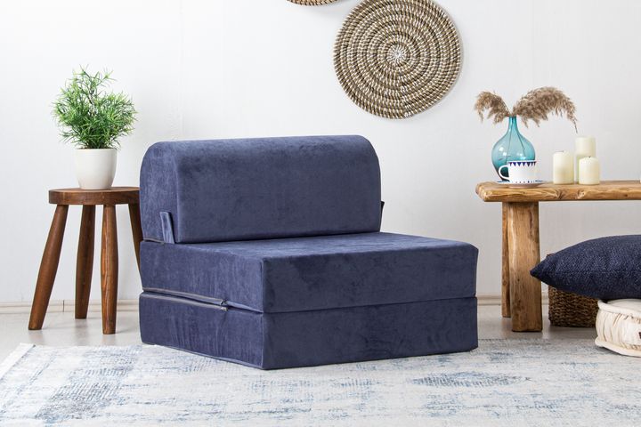Magic Opklapbare Fauteuil, Donkerblauw