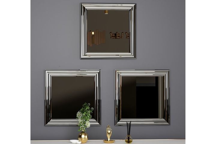 Mone Spiegelset, 3 Stuks, Zilver