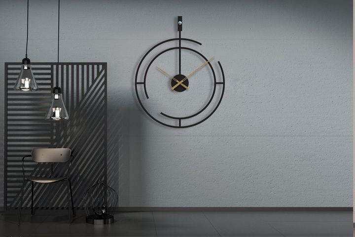 Lafocuse 56 cm grote wandklok, zwart, geruisloos, metaal, met 2 paar wijzers, vintage Romeinse cijfers, wandklok zonder tikkende geluiden, XXL wandklokken, grote decoratie voor woonkamer, keuken Lafocuse 56 cm grote wandklok, zwart, geruisloos, metaal, met 2 paar wijzers, vintage Romeinse cijfers, wandklok zonder tikkende geluiden, XXL wandklokken, grote decoratie voor woonkamer, keuken