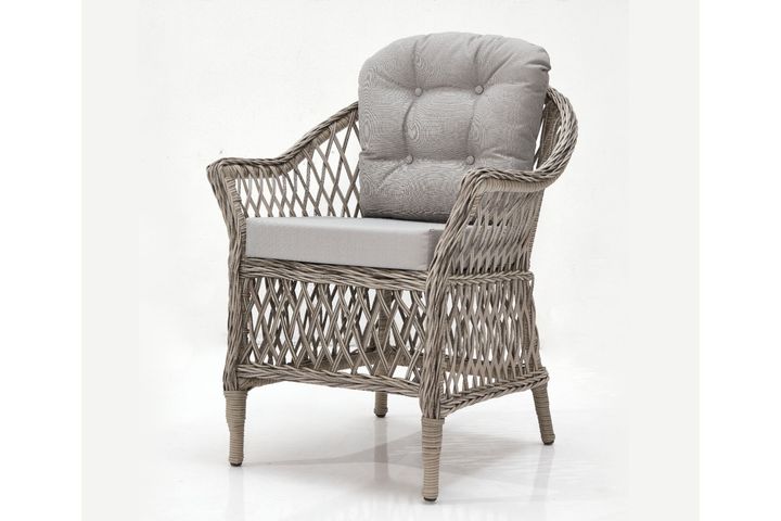 Lily Rattan Garden Furniture Set, Grey