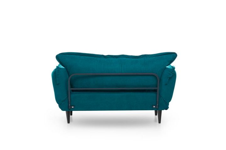 Futon Vino 2-Zitsbank, Groenblauw