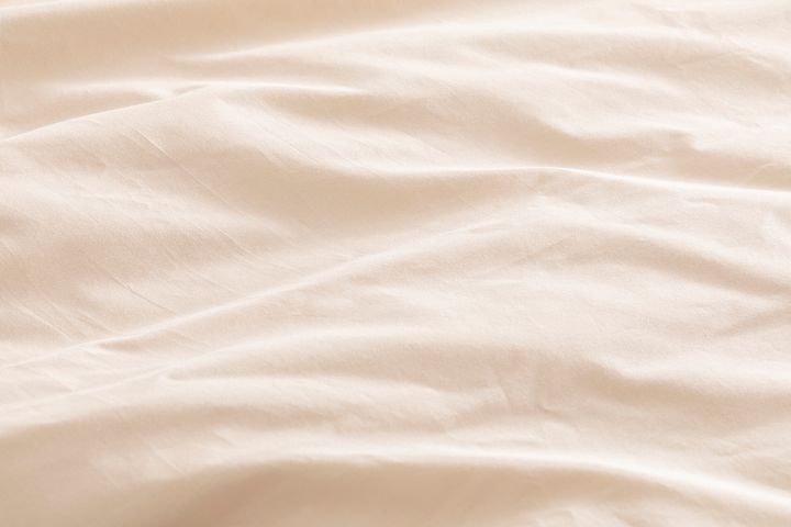 Luna Simply Colors Dekbedovertrekset van Gewassen Katoen, Poeder, Tweepersoons