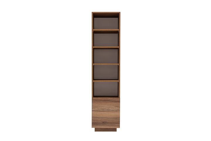 Luke Bookcase, 188 cm, Walnut