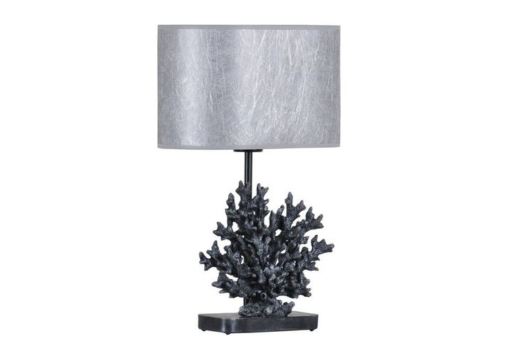 Coral Table Lamp, Dark Grey