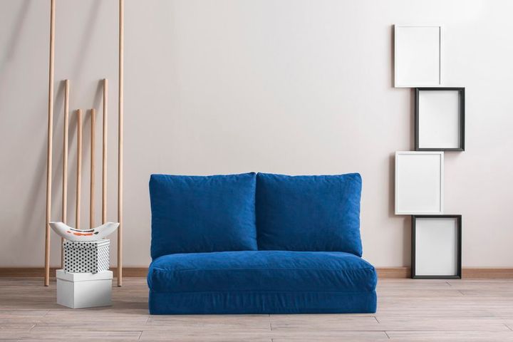 Pafu Taida Klappbares 2-Sitzer Sofa, Blau