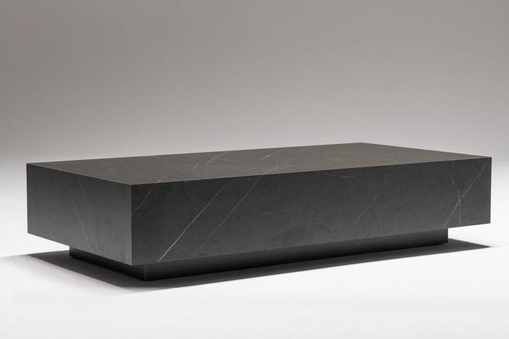Colorado Marble Coffee Table, Anthracite
