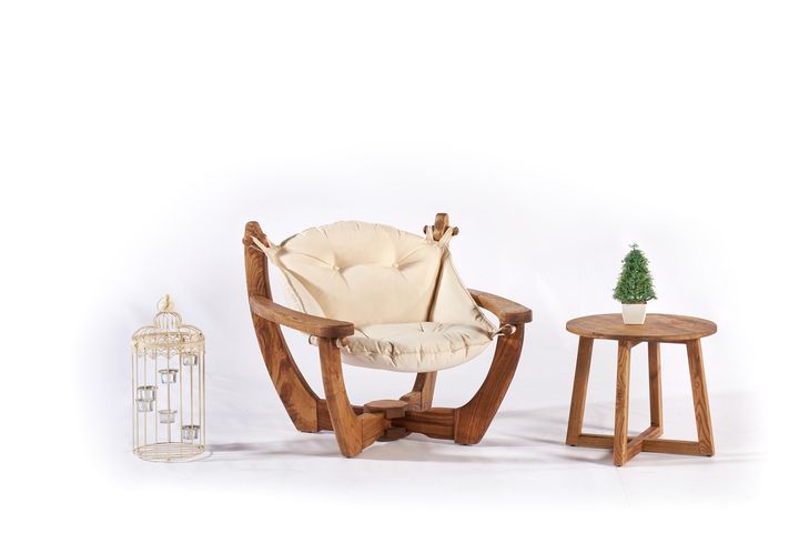 Relax Outdoor Armchair, Cream