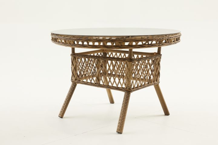 Nova Rattan Tuinset, 4 Zits, Bruin