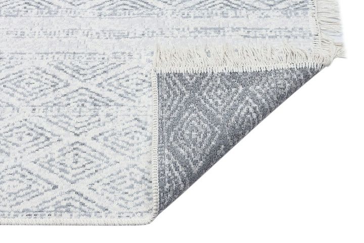 Aria Patterned Rug, 80 x 150 cm, Grey