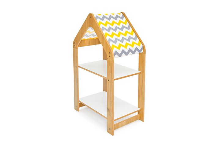 Zoey Children's Bookcase, Small, Yellow
