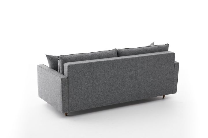 Eva-Serie 3-Zitsbank Met Bed Functie, Grijs
