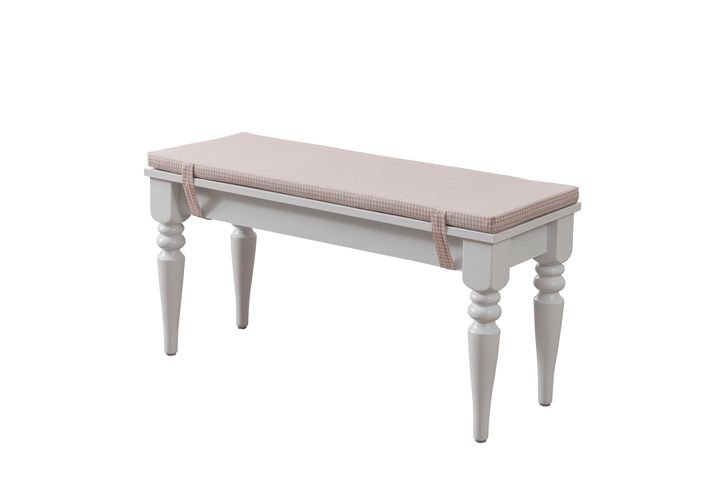 White Bank Roze Kussen, 95 Cm