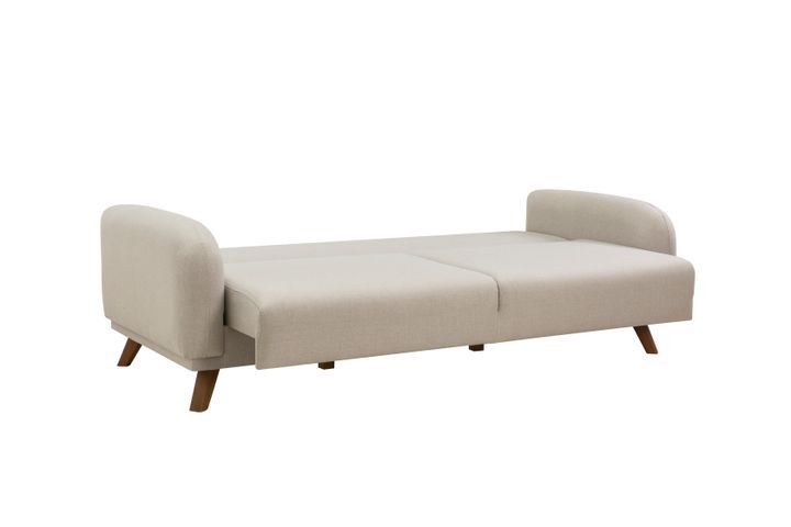 Hera 3-Zitsbank met slaapfunctie met opslagruimte (Kleurkeuze Stof In Showroom)
