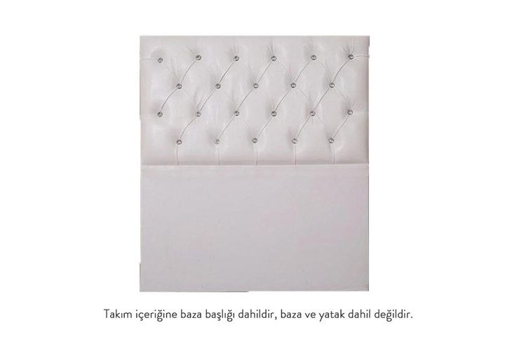 Silwer Hoofdbord, 180 Cm