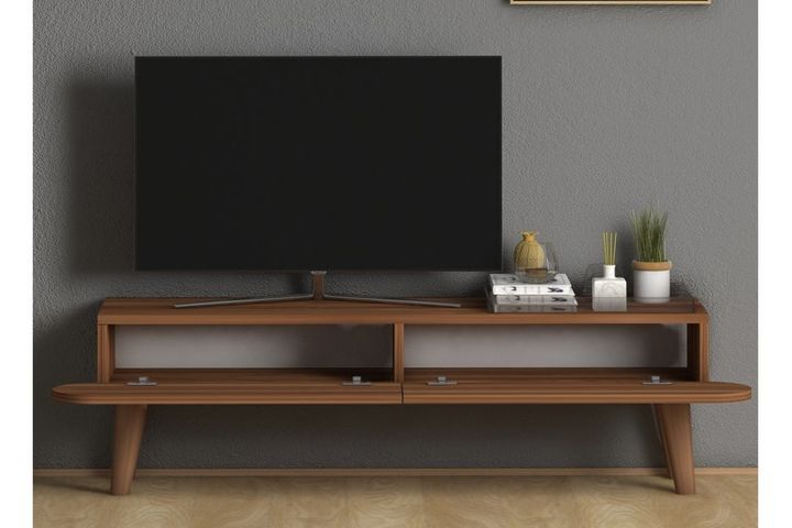 Lotus TV Unit, 150 cm, Walnut
