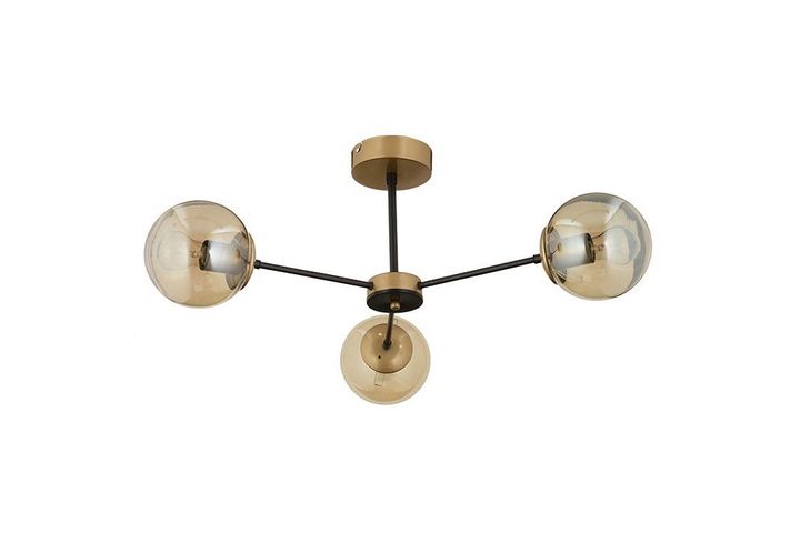 Apliqa Cassiel Hanglamp met 3 Lampjes, Zwart