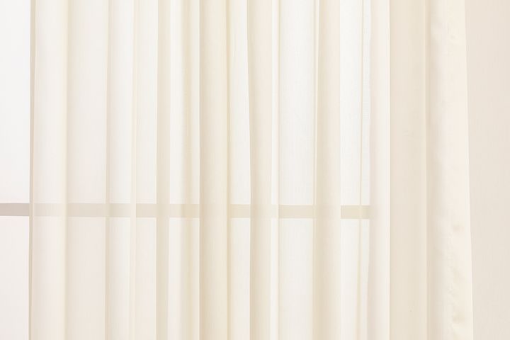 Mist Sheer Curtain Pair, 250 x 250 cm, Cream