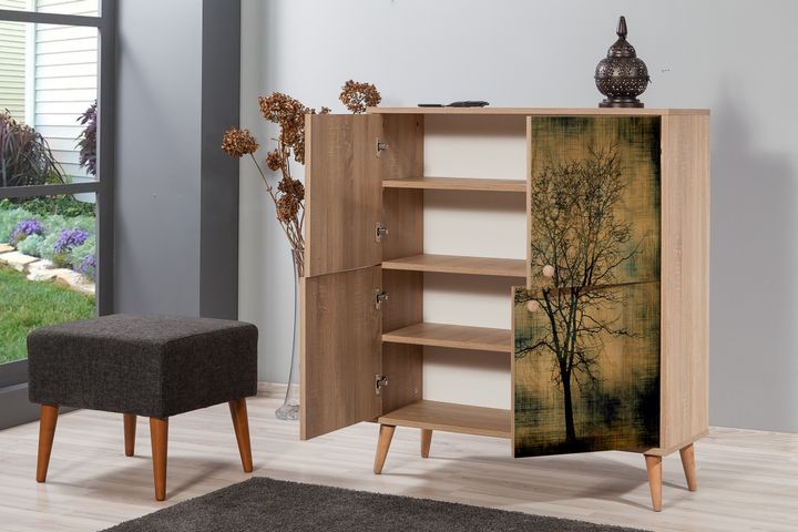 Multicabine Art Kast Houten Poten
