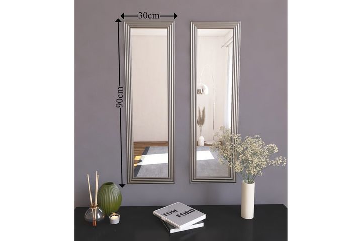Mona Spiegelset, 2 Stuks, Grijs