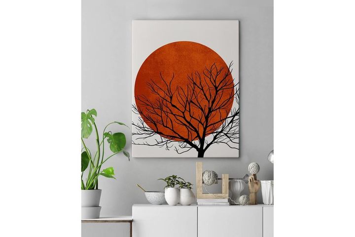 Tree and Night Art Print