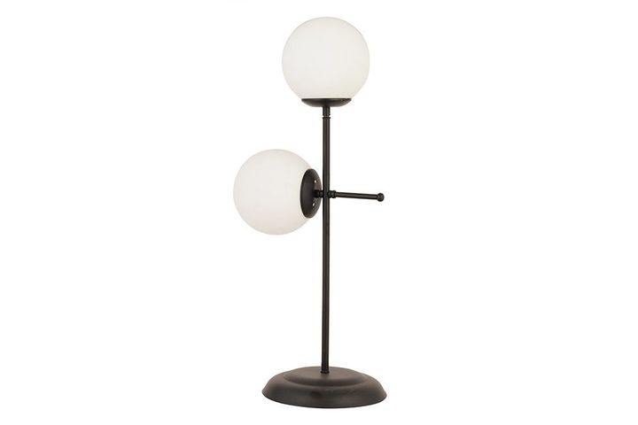 Gael Retro Tafellamp, Zwart